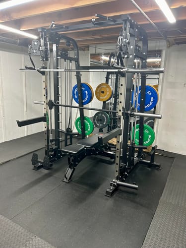Customer photo review of MAJOR All-in-One Home Gym Smith Machine Package Spirit B2