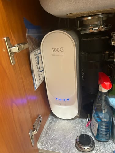 Customer photo review of Frizzlife IMC-1 Ice Maker Kit fits for Reverse Osmosis & Water Filter System (1/4” & 3/8” Output)