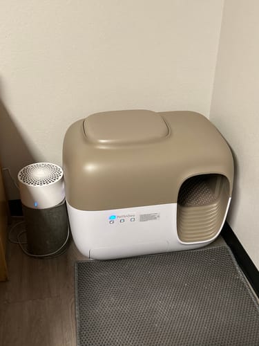 Customer photo review of Self-Cleaning Litter Box