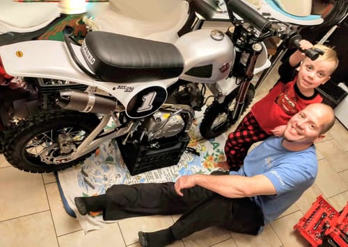 Customer photo review of Buscadero BSX 140 Mini Bike