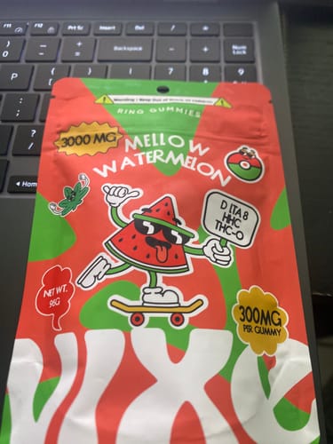 Customer photo review of Vixe Gummy Rings - Mellow Watermelon