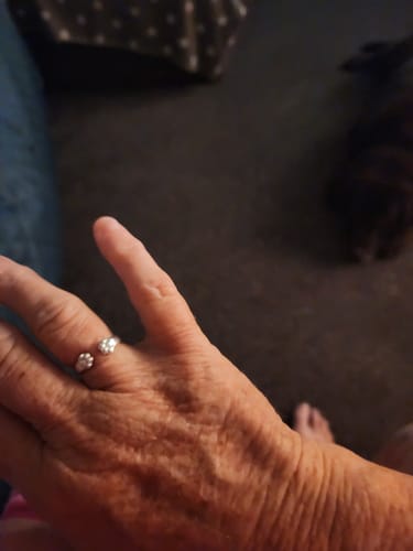 Customer photo review of Paw Hug Ring