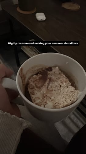 Customer photo review of Premium Hot Chocolate Mix Tin