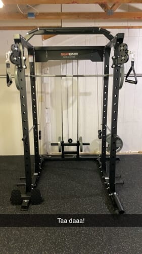 Customer photo review of Major Fitness PLM03 All-In-One Home Gym Power Rack