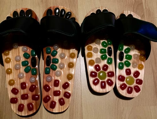 Customer photo review of Akupresszúrás papucs