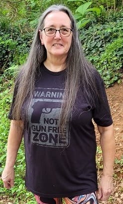 Customer photo review of Not A Gun Free Zone T-Shirt (REFLECTIVE)