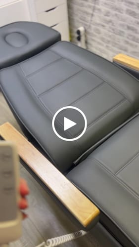 Customer video review of Sillon Electric Cosmetic Chair LUX 273B 3 Actuators Grey with Grey Base