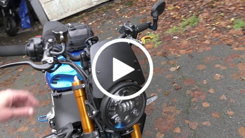 Customer video review of XSR900 Headlight Kit - 2022+