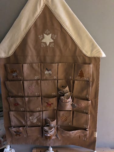 Customer photo review of Christmas Advent Calendar - Gingerbread House