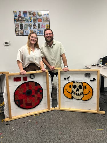 Customer photo review of Colorado Tufting Classes by Tuft-Love