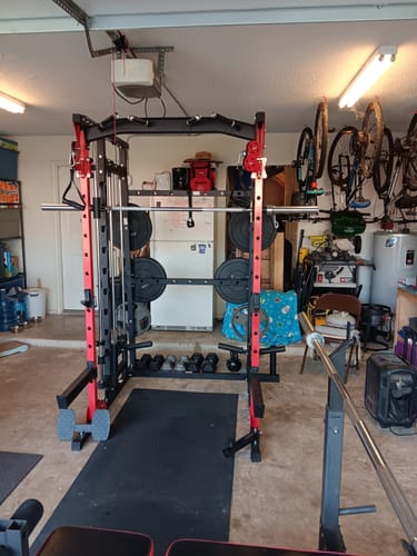 Customer photo review of Major Fitness SML07 All-In-One Home Gym Smith Machine