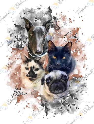 undefined review of Your Pet as Watercolor Portrait image 1 out of 1