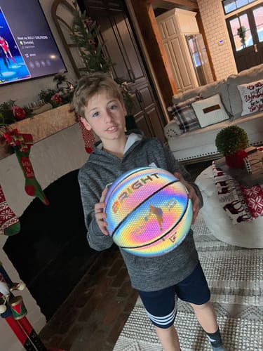 Customer photo review of The BRIGHT™ Basketball