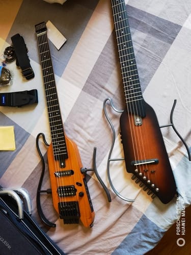 Customer photo review of Donner HUSH-X Electric Guitar Kit for Travel