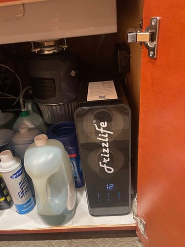 Customer photo review of Frizzlife 800 GPD Tankless Reverse Osmosis Water System, PD800-TAM4