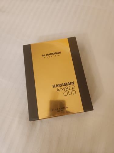Customer photo review of Al Haramain Amber Oud Gold Edition Eau De Parfum