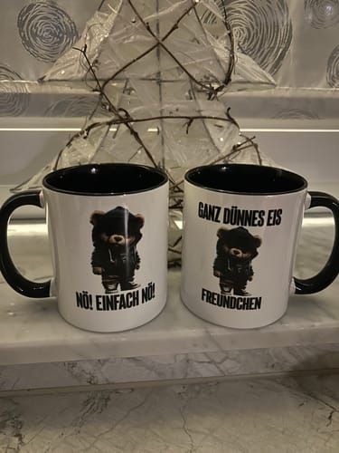 Customer photo review of NÖ! EINFACH NÖ! TEDDY Tasse