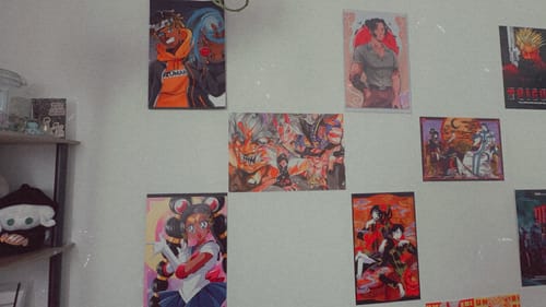 Customer photo review of Black Naru Poster