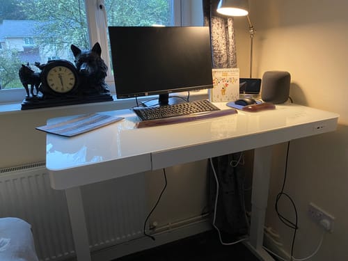 Customer photo review of Smart Desk Height Adjustable