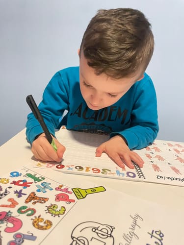 Customer photo review of 1 x Set Groove Calligraphy ™ Reusable Copybooks