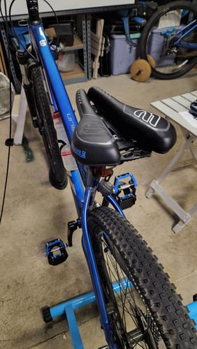 Customer photo review of BiSaddle EXT Stealth and Sprint