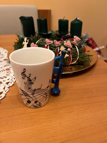 Customer photo review of Originelle Tasse – Trompete