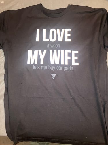 Customer photo review of WIFEY TEE