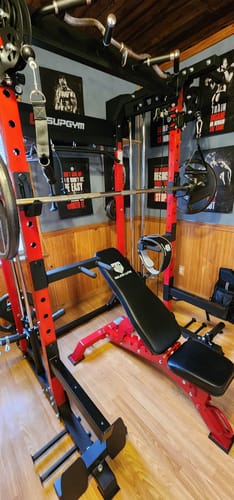 Customer photo review of Major Fitness F22 All-In-One Home Gym Power Rack