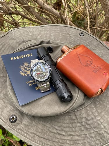 Customer photo review of The Vespers Copper Flask