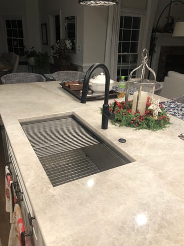 Customer photo review of 33" Workstation Sink - Offset Drain Right- Single Bowl (5LS33R) - Create Good Sinks
