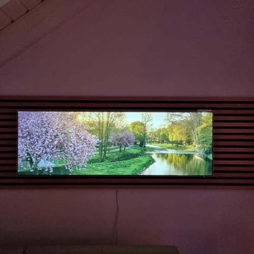 Customer photo review of Canvalight® Leuchtbild | Eigenes Motiv | Panorama