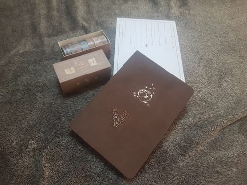 Customer photo review of Tsuki 'Nara' Limited Edition Bullet Journal ☾