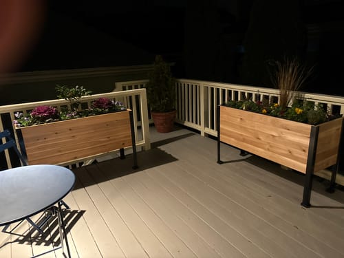 Customer photo review of 18" x 48" Raised Garden Bed
