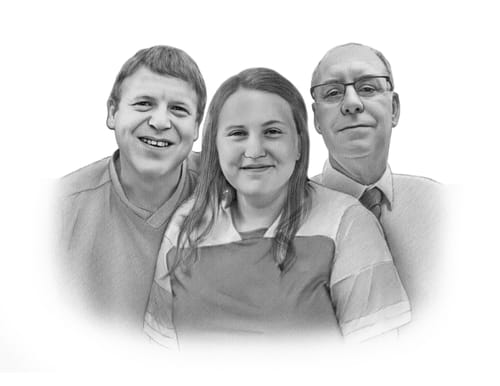 Customer photo review of Emotional Family Portrait - Christmas Delivery Special 🌟