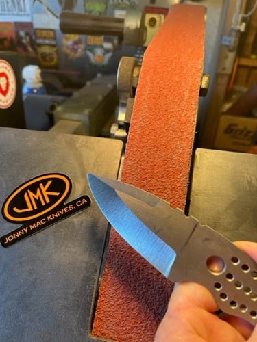 Customer photo review of 2 X 72 Inch EdgeCore Ceramic Grinding Belts