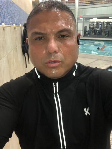 Customer photo review of Kewlioo Pro Sauna Jacket for Men (Full/Half Zip)