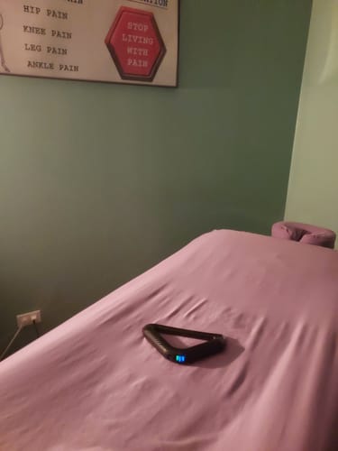 Customer photo review of Achedaway Scraper - The World’s First Heated Muscle Scraper