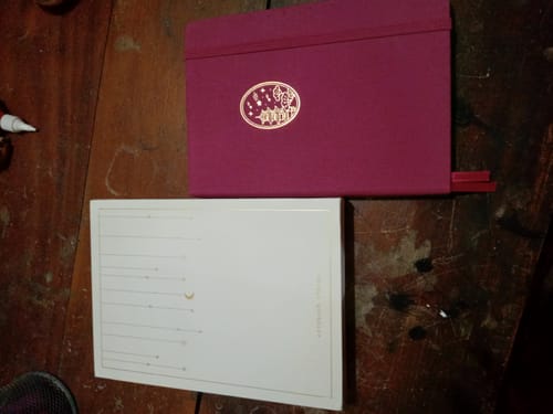 Customer photo review of Tsuki ‘Kyoto’ Limited Edition Bullet Journal ☾