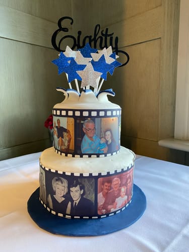 Customer photo review of Film Reel - Custom Edible Icing Image