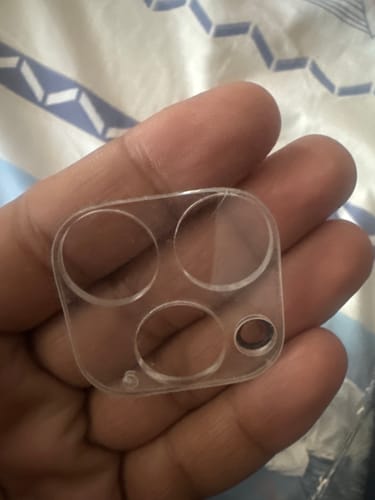 Customer photo review of UltraGlass Camera Lens Protector for iPhone