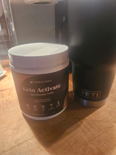 Customer photo review of Keto Activate Dark Chocolate Truffle