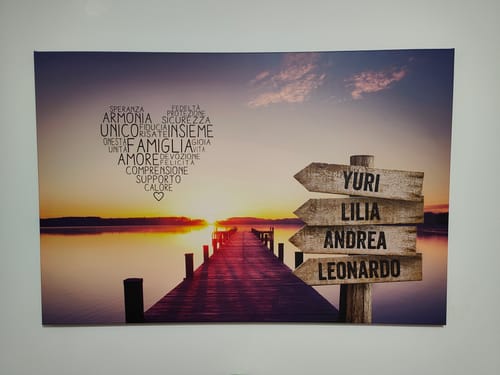 Customer photo review of Cartello su tela "Faro"