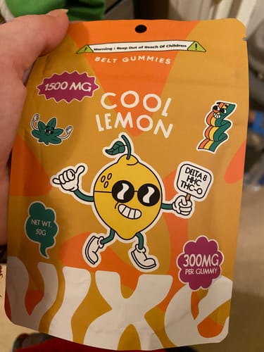 Customer photo review of Vixe Gummy Belts - Cool Lemon