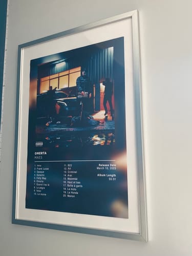 Customer photo review of Omerta Maes Poster