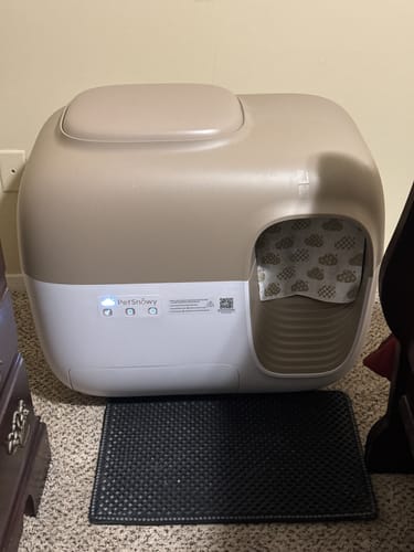 Customer photo review of Self-Cleaning Litter Box
