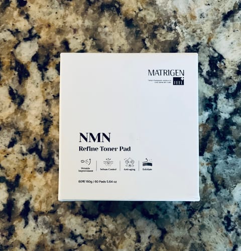 Customer photo review of Matrigen NMN Refine Toner Pads (EXPECTED FEB. 2024)