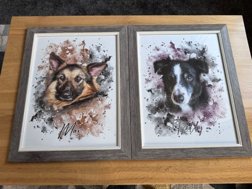 undefined review of Your Pet as Watercolor Portrait image 1 out of 1