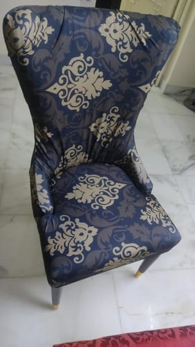 Customer photo review of Black & Beige Ethnic - Magic Universal Chair Covers