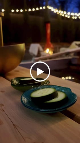 Customer video review of Cedar Bath Tray