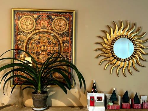 Customer photo review of Buddha Mandala Thagka Painting 50*40